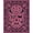 Pink Black, Pattern 3, variant on ODIKA Gothic Moth Vintage Butterfly Print Damask Scroll Shaped Pink for Queen Size Bedroom, Under Bed, Master , Foldable Easy Care