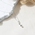 thumbnail image 4 of Meaningful Safety Pin and Cross .925 Sterling Silver Pendant Necklace, 4 of 7