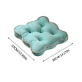 thumbnail image 3 of Cojín Grueso con Estampado Floral para Asiento - Cojín para el Hogar Almohadón para Sofá, Verde MNFD, 3 of 6