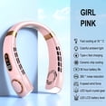 thumbnail image 5 of Neck Fans That Blow Cold Air,Portable Personal Neck Fans,USB Portable Neck Hanging Fan Cold Fan Handheld Rechargeable Mute Sports Fan 5-Speed Colorful Ambient Light Neckband Leafless Fan Home Office, 5 of 5