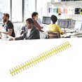 thumbnail image 4 of Binding Comb, Binding Spine 10mm PP Plastic Rust Proof 30 Hole  For Office For Student Yellow, 4 of 8