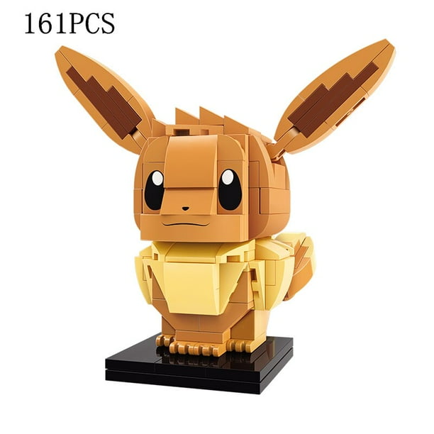 Décennie s de construction de la série Pokemon pour enfants, jouets d'épissage, figurine assemblée, modèle de monstre de poche, poupées de jeu, jouet de bricolage zhangyuxiang LED