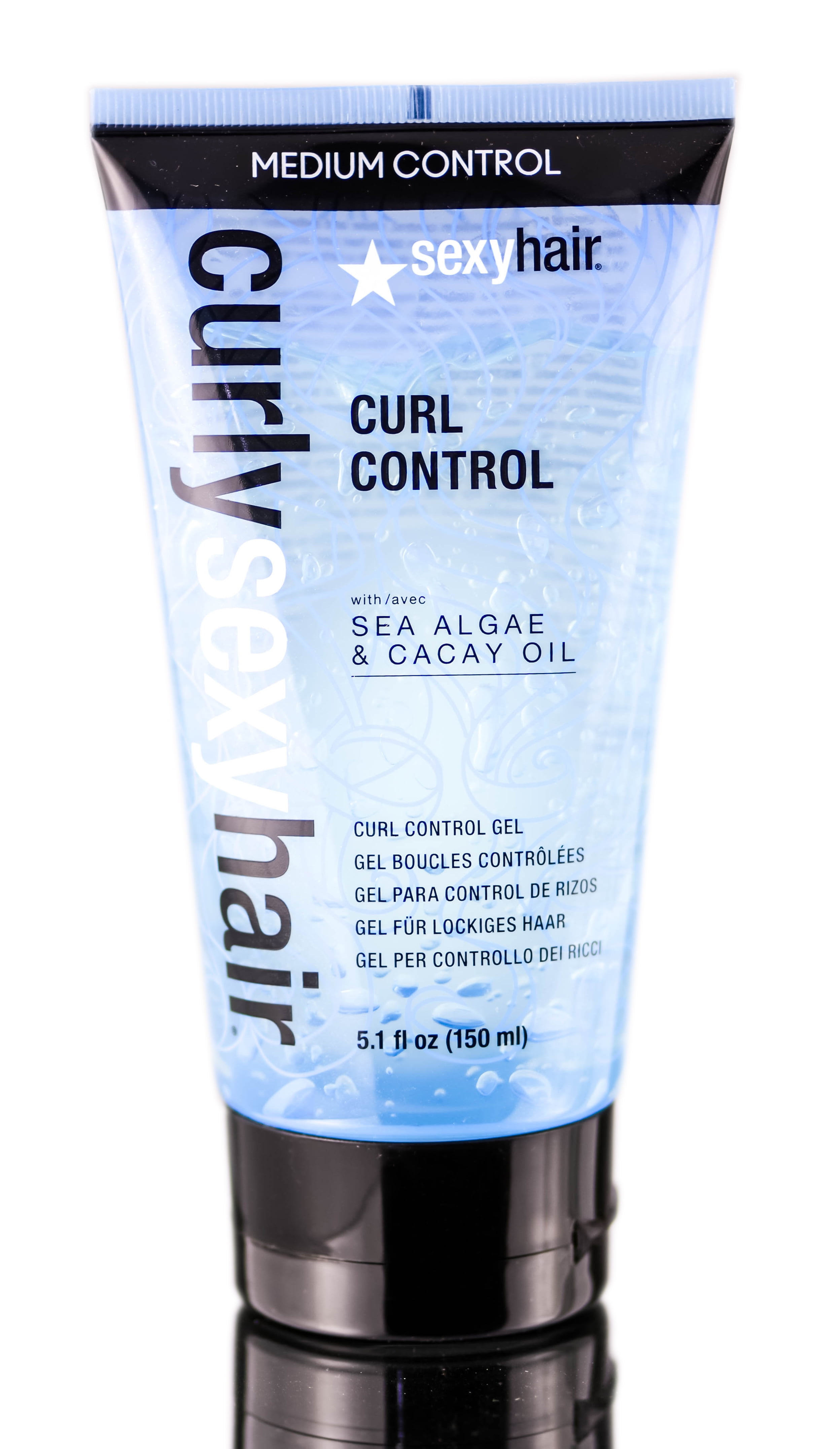 Curly Sexy Hair Curl Control Gel - 5.1 oz - Pack of 1 with Sleek Comb -  Walmart.com