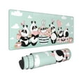 thumbnail image 2 of Disketp Gaming Mouse Pad Cute Panda Pattern Large Mouse Mat Long Extended Desk Pad Non-Slip Rubber Mice Pads Stitched Edges Thin Pad (11.8x31.5 Inch), 2 of 9