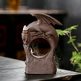 thumbnail image 7 of Holzlrgus Handmade Ceramic Flying Dragon Incense Burner with Backflow Incense Cone Holder for Waterfall Incense, Home Decoration, Figurine, Meditation Ornament, and Gift, 7 of 7