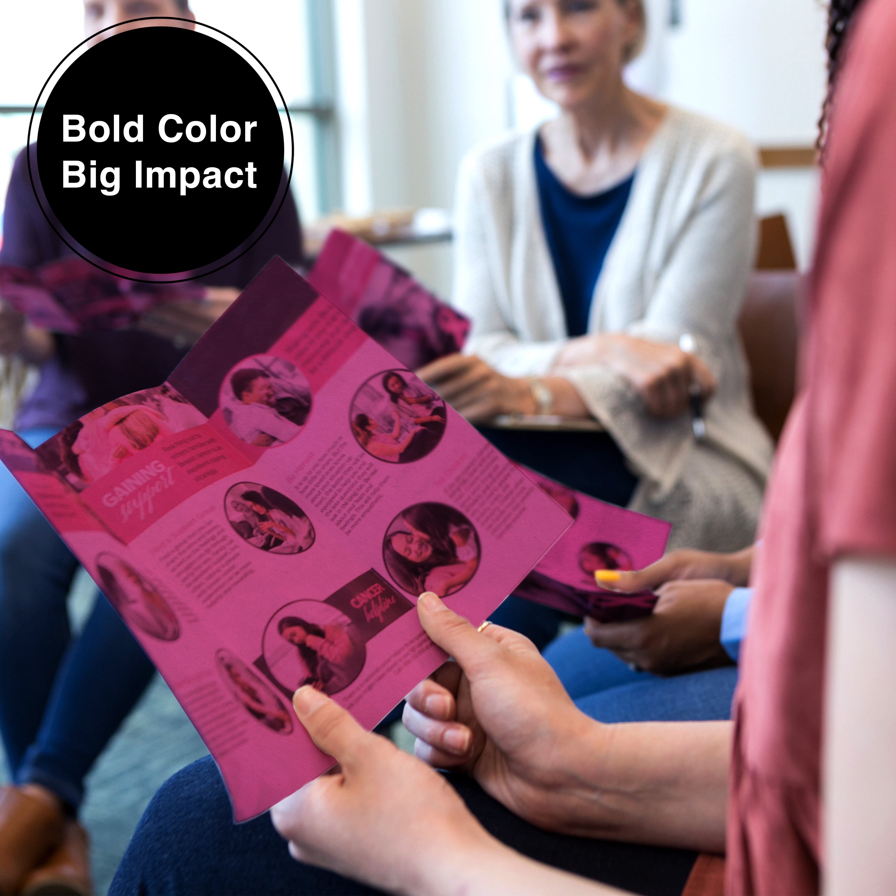 Printworks Bright Color Cardstock, Fuchsia Pink, 8.5 x 11, 65 lb, 500 Sheets