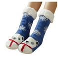 thumbnail image 7 of Yuanlong Womens Socks Christmas Ladies Cute Printed Thicker- Floor Socks Winter Indoor Wear Soft Comfy Carpet Socks, 7 of 7