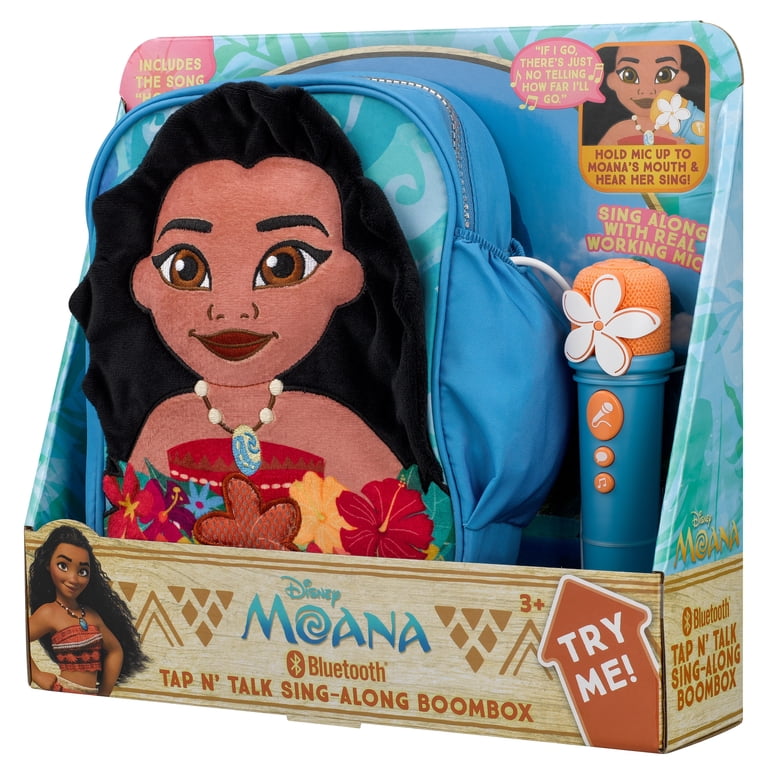 Disney Moana Bluetooth Sing Along Boombox with Karaoke Microphone