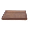 thumbnail image 3 of Black Walnut Tray, Wide Use Black Walnut Comfortable To Hold Tea Tray  For Home Medium Square, 3 of 8
