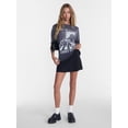 thumbnail image 2 of No Boundaries Beatles Abbey Road Graphic Boyfriend Tee, Women's Sizes XXS-XXL, 2 of 5