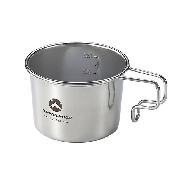 S180 Outdoor Stainless Steel 160ml Sierra Coffee Cup Picnic Tableware Portable Barbecue Hiking