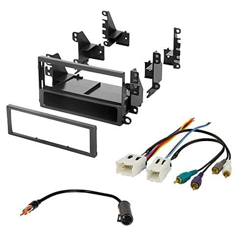 Nissan Altima Maxima Pathfinder 1998 1999 2000 2001 2002 2003 2004 Car Stereo Radio Cd Player Receiver Install Mounting Kit Wire Harness Radio Antenna Adapter Walmart Com