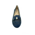 thumbnail image 3 of Victoria K Women's Snake Skin Texture Gold Chain Buckle Ballerina Flats, 3 of 5