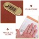 thumbnail image 3 of BESTYASH Cuaderno De De Con Y Textura PU Estilo Moderno Color Café Claro, 3 of 6
