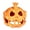 B, variant on ICQOVD 3D Printed Skull Pumpkin Lamp,Halloween LED Lighted Pumpkin Lantern with Openwork Design for Tabletop,Mantel,Party and Home Decor