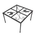 thumbnail image 2 of Alimentador de pollos, soporte de Metal para interiores y exteriores, soporte para macetas de hierro para el hogar, jardín, esquina cuadrada, 2 of 10
