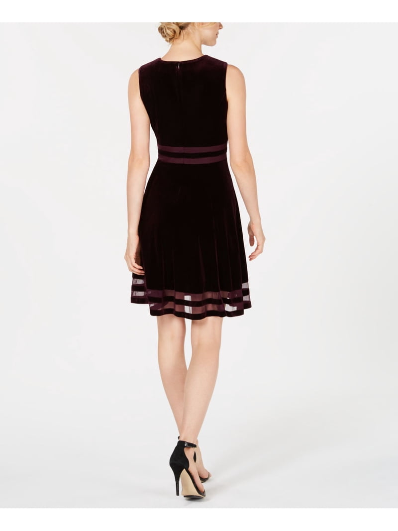 CALVIN KLEIN Womens Black Sleeveless Above The Knee A-Line Party Dress 6 -  Walmart.com