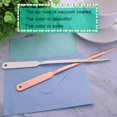thumbnail image 5 of Arboraoe 2 Pack Letter Openers Stainless Steel Lightweight Hand Envelope Slitter, Silver and Rose Gold, 5 of 5
