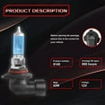 thumbnail image 2 of FZPJJNB 9145/9140/H10 Halogen Fog Light Bulbs 4200K for Ford F-150 2004-2014, 2 of 12