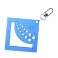 thumbnail image 4 of segolike Sweater Pin Measuring Ruler, Knitting Pin Gauge Ruler, Arts Crafts with Keychain Blue, 4 of 9