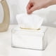 thumbnail image 3 of Funda para caja de pañuelos transparente, soporte para caja de pañuelos, dispensador de pañuelos para el hogar, el baño, el dormitorio, el tocador, 3 of 6
