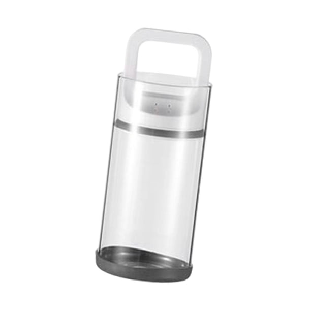 Frasco de vidrio para almacenamiento, frasco de boticario, frascos para condimentos, especias, latas para galletas y café. Blanco 98x20cm