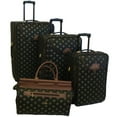 thumbnail image 1 of American Flyer 86400-4 MBLK 4 - Piece Lyon Luggage Set, Metalic Black, 1 of 1