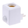 thumbnail image 1 of Base de lámpara con infrarrojo, portalámparas E27 para dormitorio o sala de estar, base de luz con de movimiento PIR para hoteles, 1 of 9