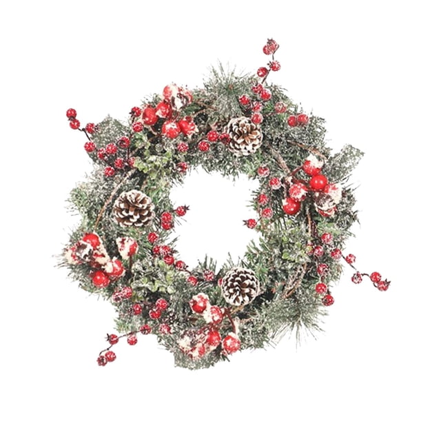 Corona Navideña Corona Navideña Para Puerta Para El Hogar Decoración Colgante Para árbol De Navidad