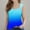 Blue, variant on Abtuhar Summer Tank Tops for Kids Girls Print Spaghetti Strap Crew Neck Tops for 5-14 Years