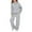 Grey, variant on GiLiling Boys Girls 2-Piece Preppy Sweatsuit Set, Athletic Pullover Hoodie with Wide Leg Sweatpants, Fall Winter Tracksuit Pants (Green, 13-14 Years)