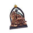 thumbnail image 1 of Colección de adornos de mesa con figuras de Natividad navideña, suministros para fiestas, resina, para repisa, encimera, dormitorio, festivales, Estilo A, 1 of 7