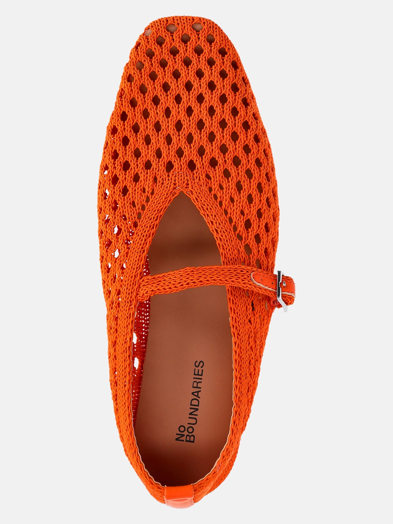 No Boundaries Crochet Mary Jane Flats, Women's