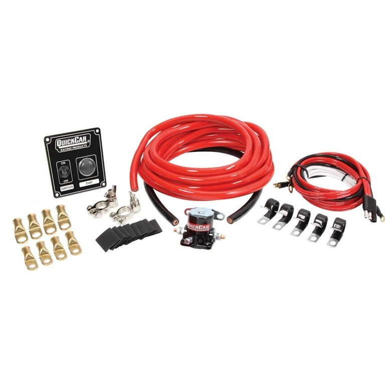QuickCar Wiring Kit 4 Gauge w/Black 50-802 Panel QuickCar Wiring Kit 4 Gauge w/Black 50-802 Panel