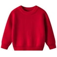 thumbnail image 2 of JIAYUE Tops for Girls Soft Solid Color Knit Pullover Warm Comfortable For Baby Toddler Seasonal Apparel, 2 of 8