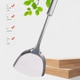 thumbnail image 4 of NUOLUX 7Pcs Kitchen Utensils Set Metal for Cooking Utensils Stainless Steel with Flat Head, 4 of 6