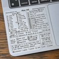 thumbnail image 2 of Jinsinto Autocollant de Raccourcis Clavier Mac OS Compatible avec MacBook Air Pro 13-16 Pouces, 2 of 5