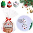 thumbnail image 2 of Embroidered Santa Christmas Tree 100 Turkish Cotton Hand Towel, White Red Grey,, 2 of 8