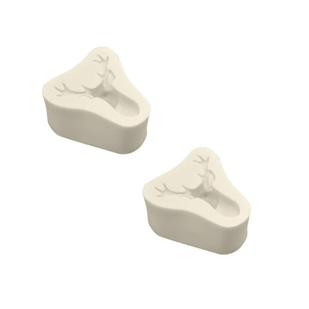 

Silicone Gummy Molds Christmas Stag Head Silicone Mould Fondant Cake Chocolate Cookie Decorating Mould Cake Tools