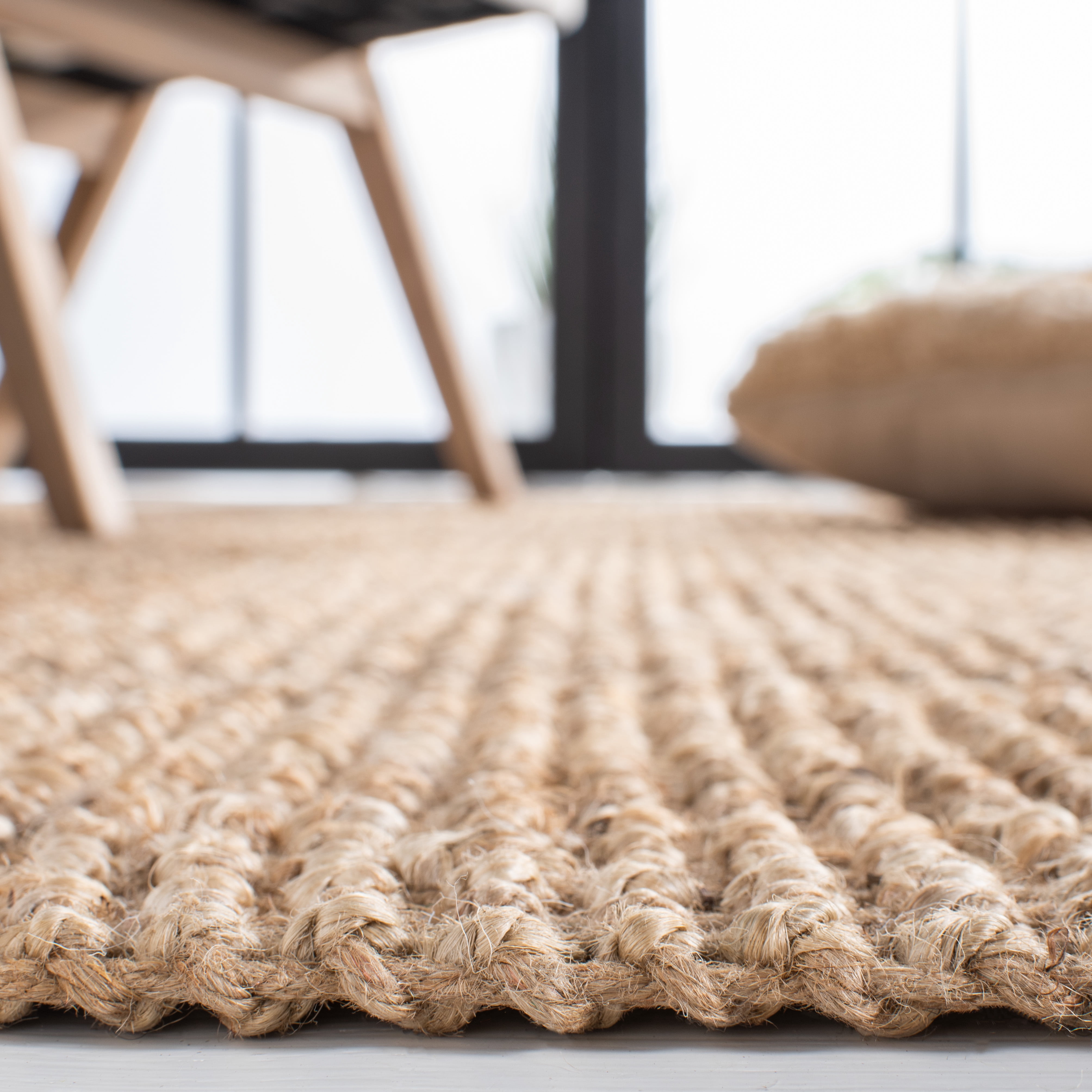 SAFAVIEH Natural Fiber Horatio Solid Area Rug, Natural, 10' x 14'