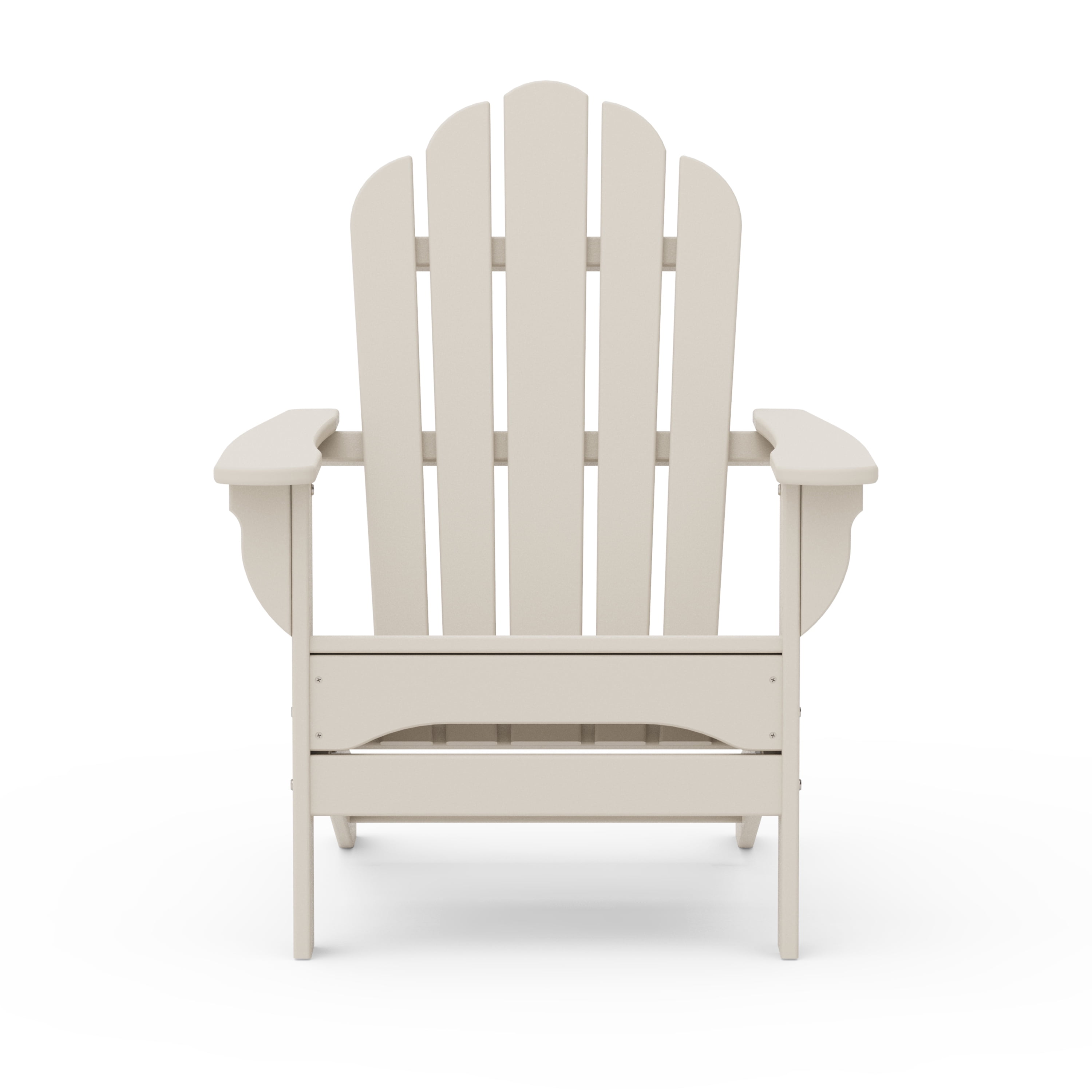 Better Homes & Gardens by POLYWOOD Southlake Outdoor Flowerback HDPE Adirondack Chair, Patio Seat, Weather Resistant, Sand