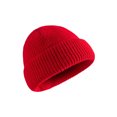 thumbnail image 1 of Minnieouse Gorro de punto elástico grueso invierno cálido deportes al aire libre senderismo viajes nieve esquí gorra accesorios casuales para mujer Sombreros Rojo Minnieouse AP013203-11, 1 of 6