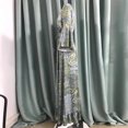 thumbnail image 4 of Vestido De Mujer Bohemio vestido largo botón dama Maxi vestido estampado manga acampanada traje de playa Ygjytge Verde S para Mujer, 4 of 8