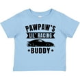 thumbnail image 3 of Inktastic Pawpaw's Lil' Racing Buddy with Car Silhouette Boys or Girls Baby T-Shirt, 3 of 5