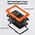 thumbnail image 3 of Funda para Samsung Galaxy Tab A11 de 8,7 pulgadas (2025) y Galaxy Tab A9 de 8,7 pulgadas (2023), resistente, a prueba de golpes, con soporte giratorio de 360° y correa de mano/bandolera, 3 of 9