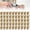 Gold, variant on Expansion Anchors, 50 Pcs 6×14mm Short Expansion Screw Set for Cabinet Hinge Repair, Door Hinge Thread Repair Screws with Anchors for Stripped Holes Wood Drywall Concrete Tile