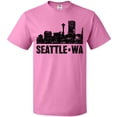 thumbnail image 3 of Inktastic Seattle Skyline Grunge T-Shirt, 3 of 5