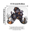 thumbnail image 4 of Juego Cortinas Ducha Casa Encantada Accesorios Baño 71x71 Pulgadas para Halloween, 4 of 9
