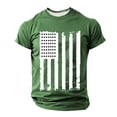 thumbnail image 3 of Bnwani Mens Shirts Crew Neck Breathable Shirts Lightweight Tee Army Green 3XL, 3 of 4