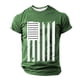 thumbnail image 3 of Tops para hombre, blusas y camisas de manga corta con cuello redondo para hombre, jersey informal con cuello redondo estampado para hombre, pantalones cortos deportivos para fitness, blusa de poliéste, 3 of 4